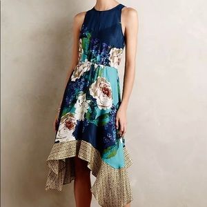 ANTHROPOLOGIE Tallulah Dress. Formal. Illusion Neckline Size L